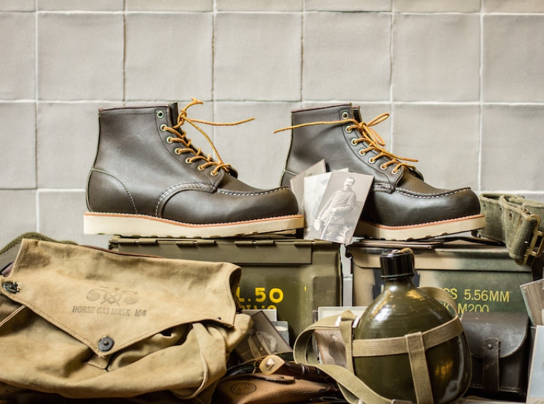 Exclusively Available Online Red Wing 8180 in Kangatan Green Red Wing Amsterdam