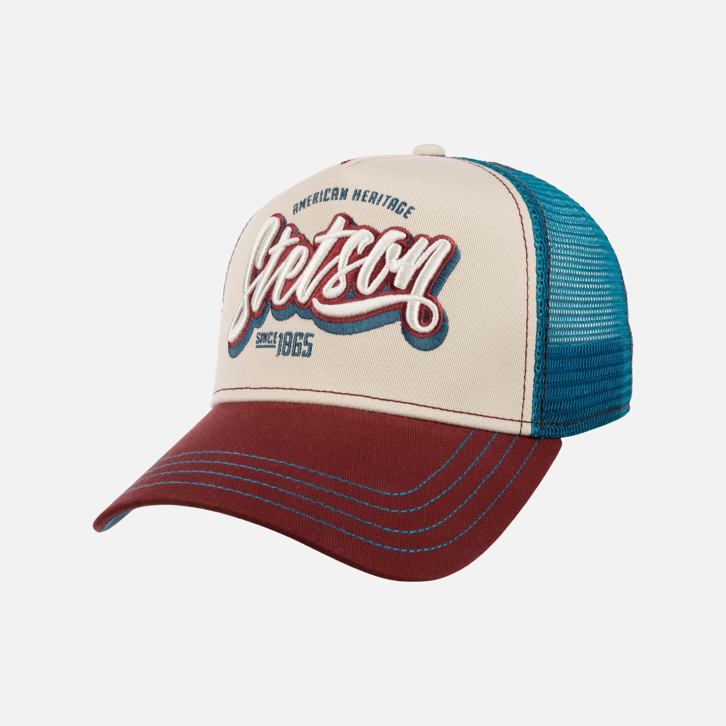 Stetson Trucker American Heritage Typography Cap