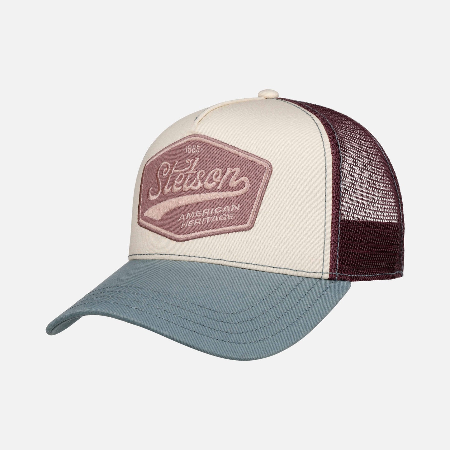 Stetson Trucker American Heritage Pink Logo Cap