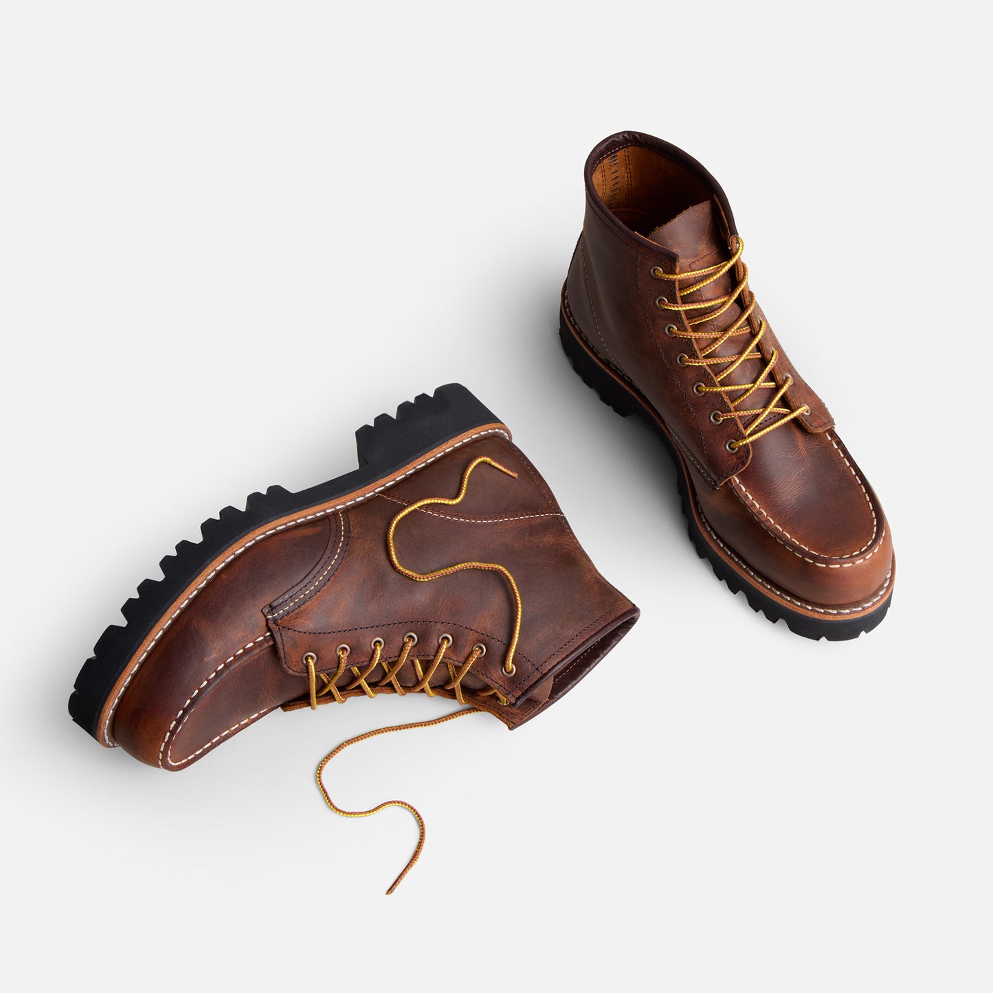 3498 Porter Moc Toe Copper Rough & Tough