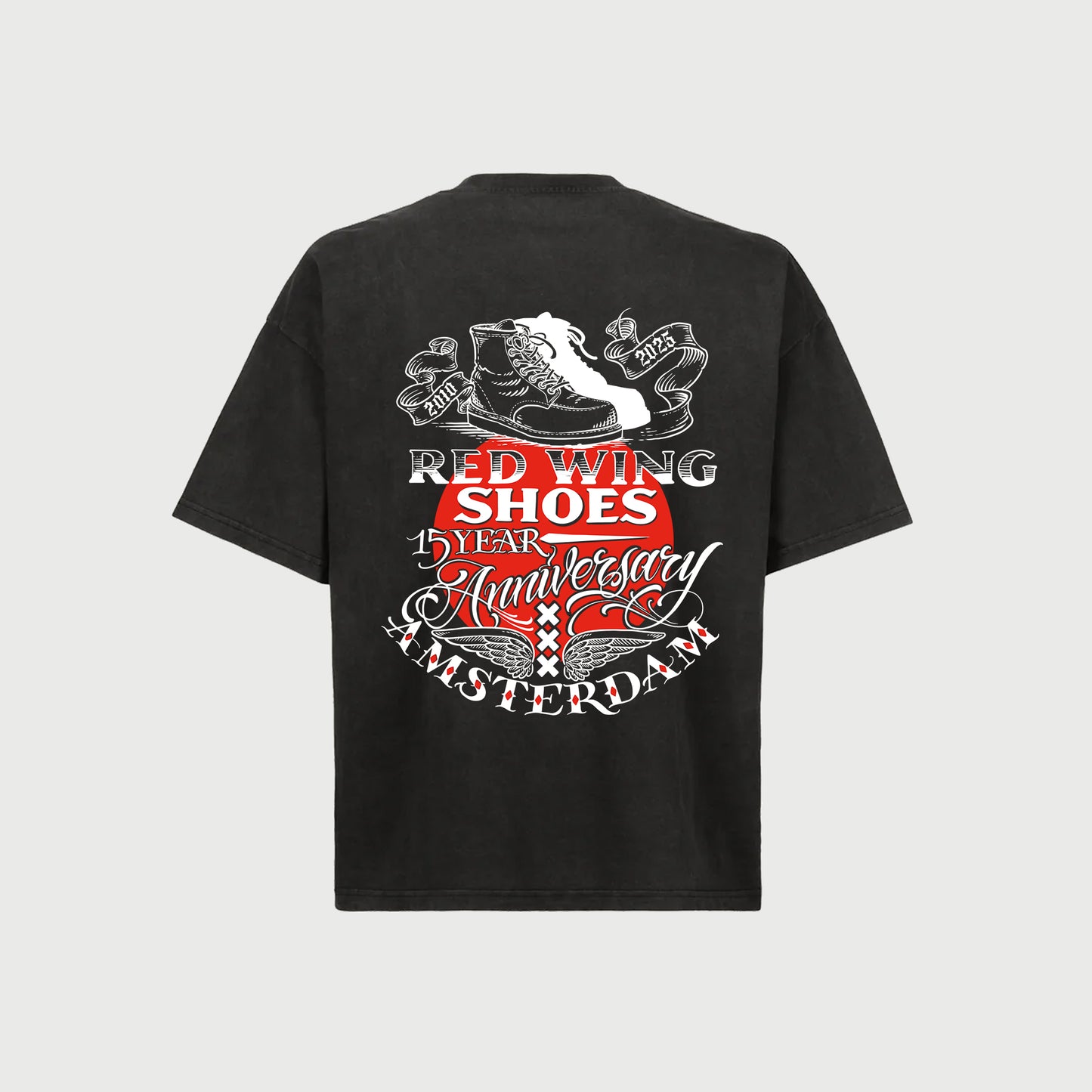 15 Year Anniversary T-shirt - Vintage Black
