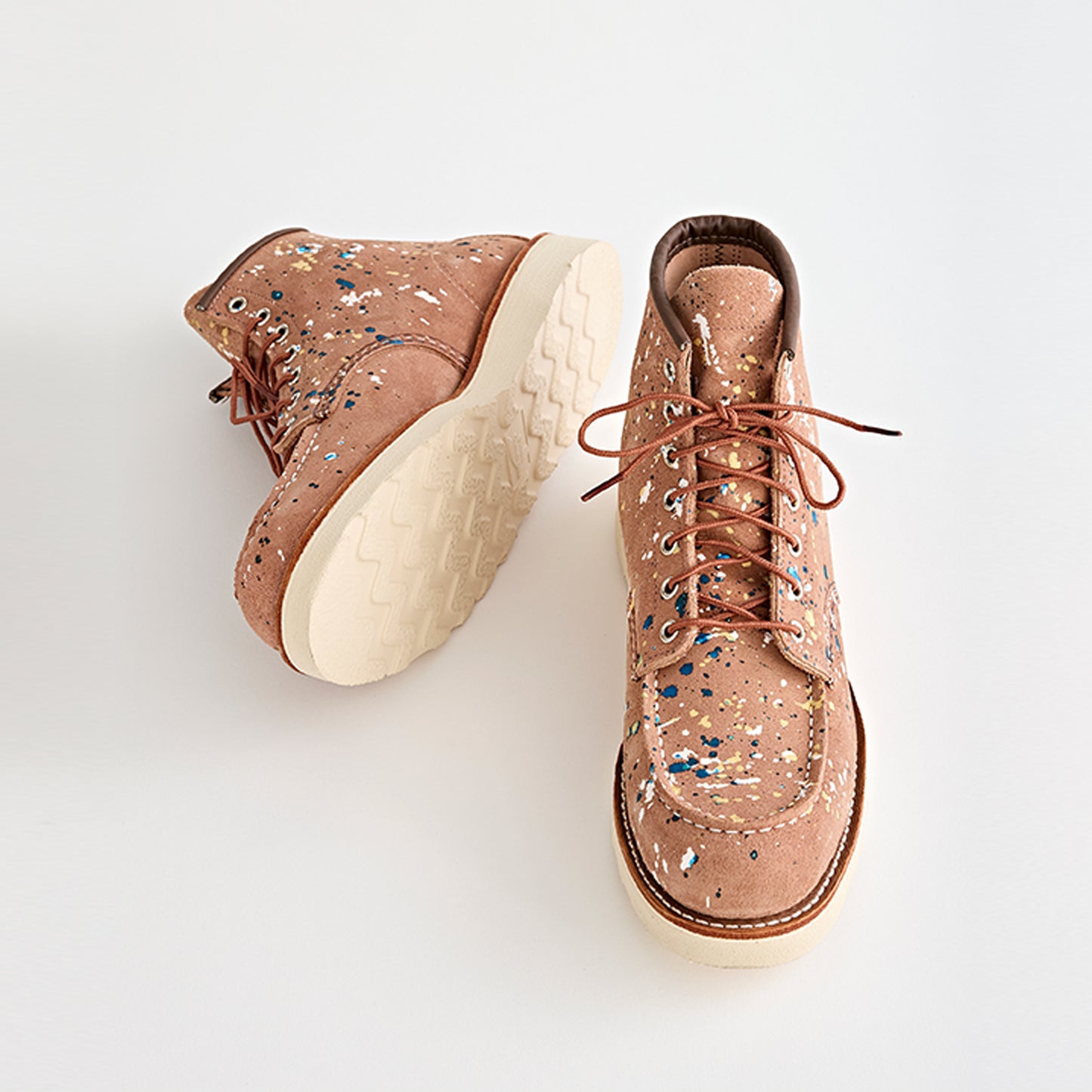 Mannen Confetti Moc Toe Dusty Rose Abilene
