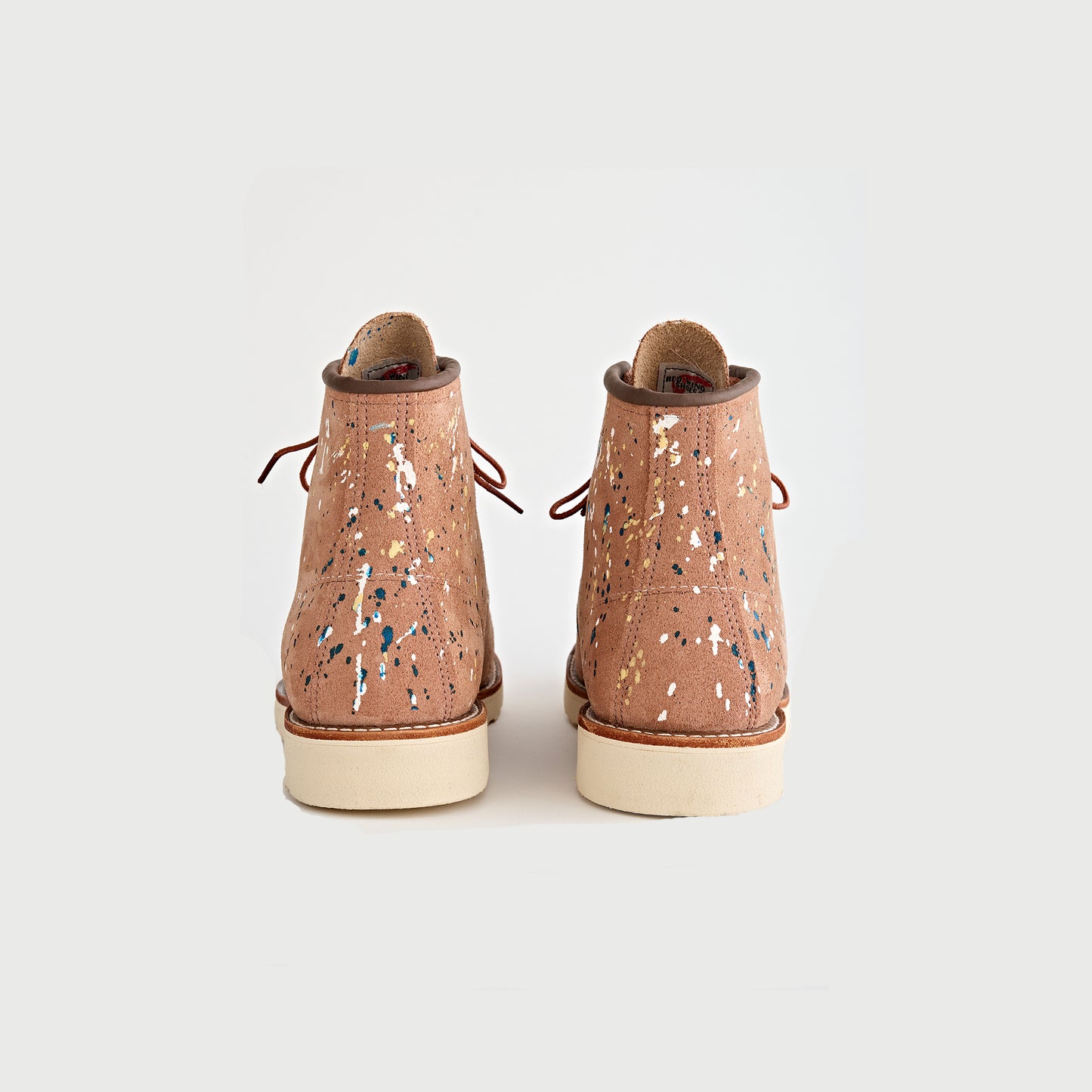 Mannen Confetti Moc Toe Dusty Rose Abilene