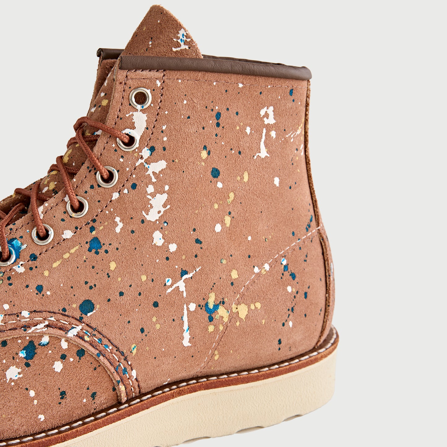 Mannen Confetti Moc Toe Dusty Rose Abilene