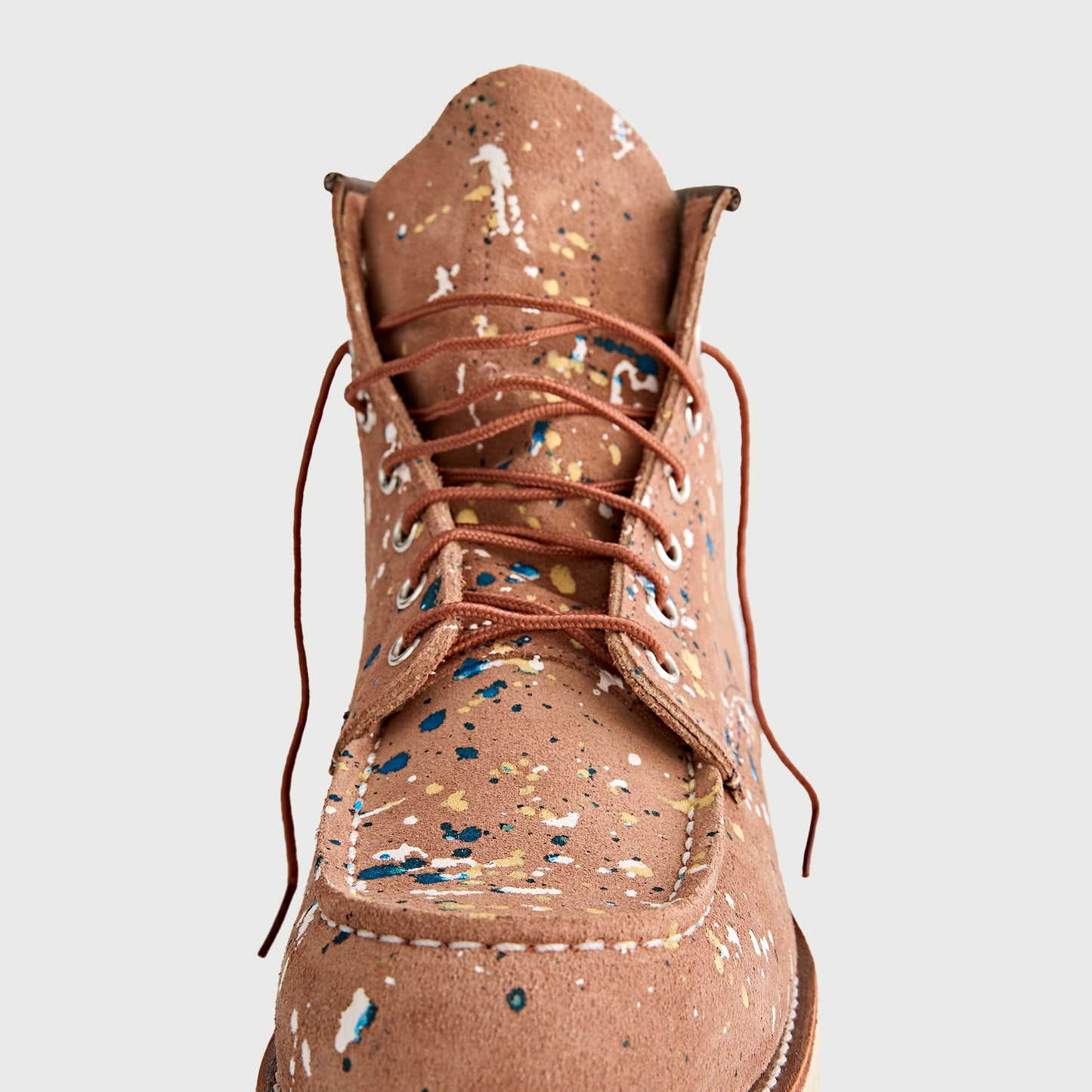 Mannen Confetti Moc Toe Dusty Rose Abilene