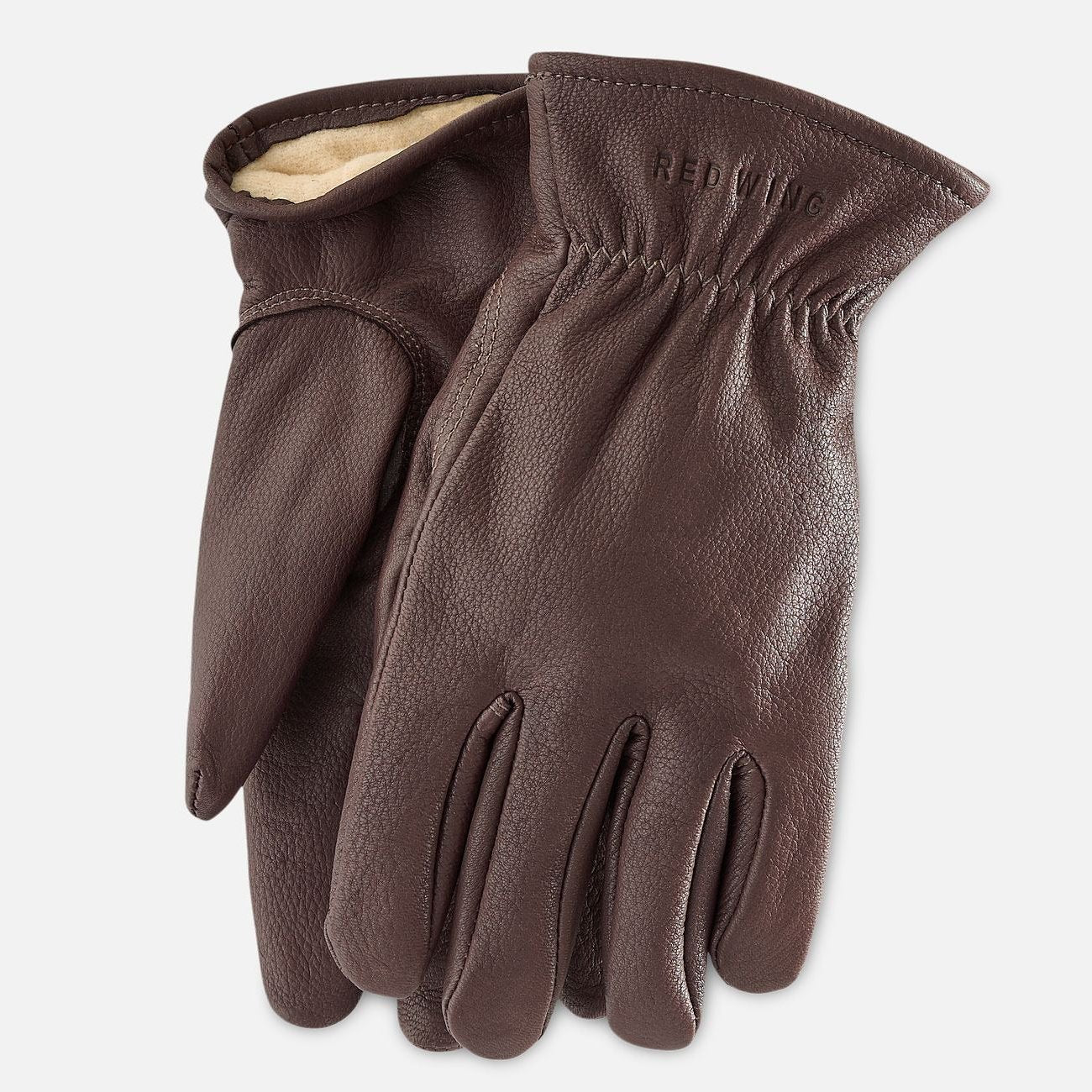 red wing handschuhe Lined Gloves in Brown Buckskin – Red Wing Amsterdam