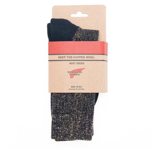 Chaussettes Deep Toe Capped Wool – Navy