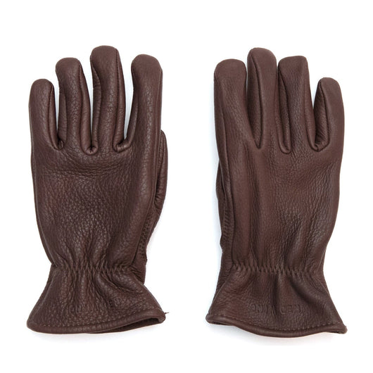 Lined Gloves in Brown Buckskin