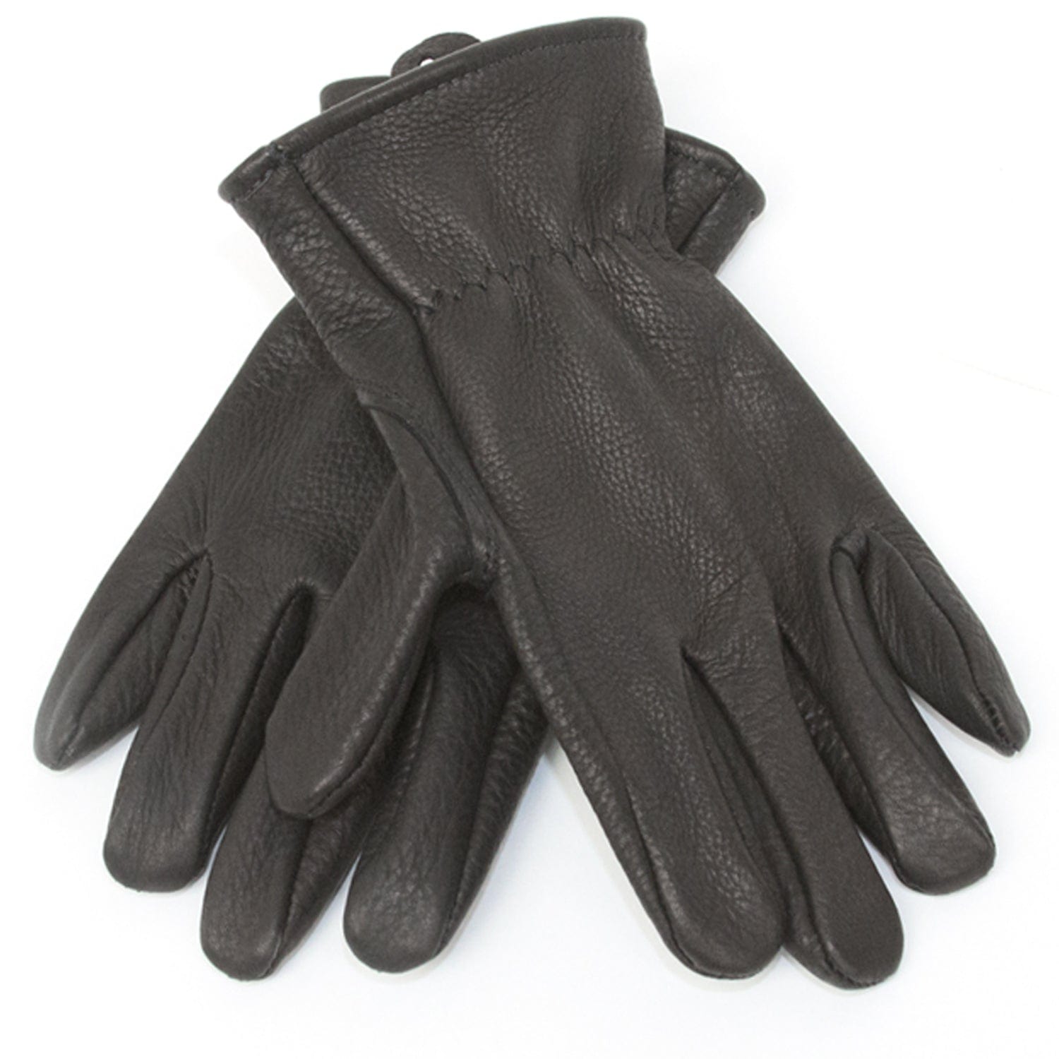 Unlined Glove in Black Buckskin Leather Red Wing Amsterdam