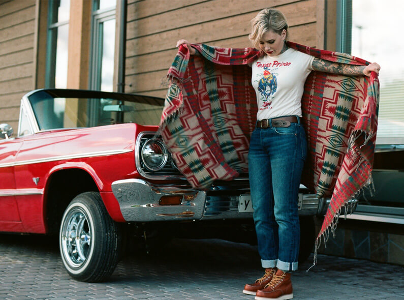 50’s inspired Red Wing Women shoot with the Moc Toe!