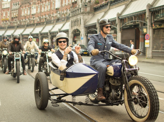 The first Red Wing Shoe Store Amsterdam pictures of the Distinguished Gentleman's Ride!