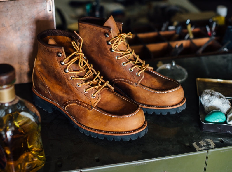 Red Wing Shoe Store Exclusive release: the 2942 Roughneck Moc Toe in Copper Rough & Tough