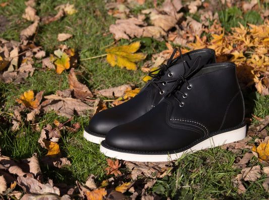 Red Wing Shoe Store Exclusive release: the 3148 Work Chukka in Black Chrome!