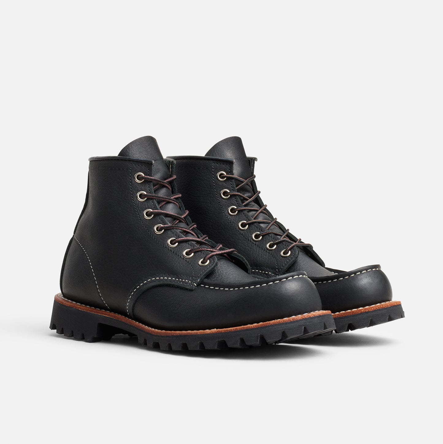 2949 Roughneck Moc Toe Black Oil Slick