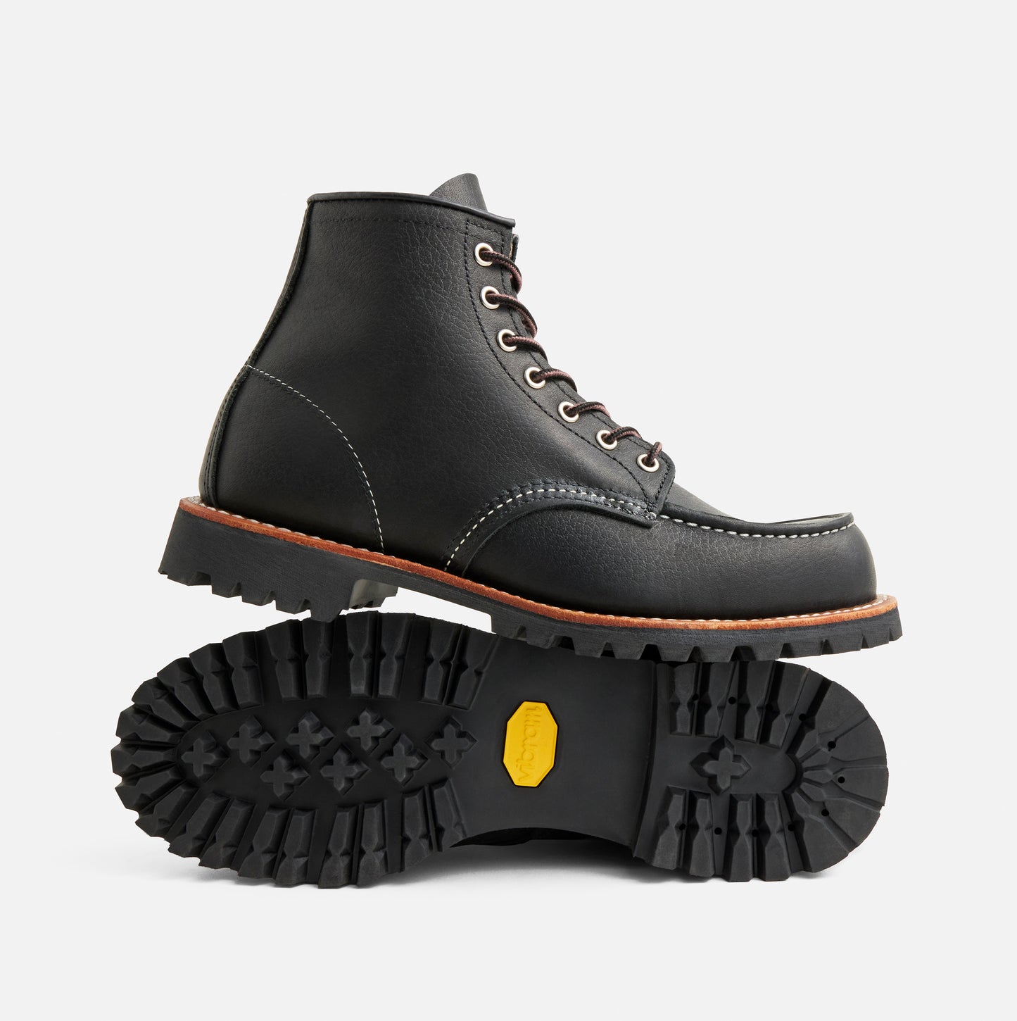 2949 Roughneck Moc Toe Black Oil Slick