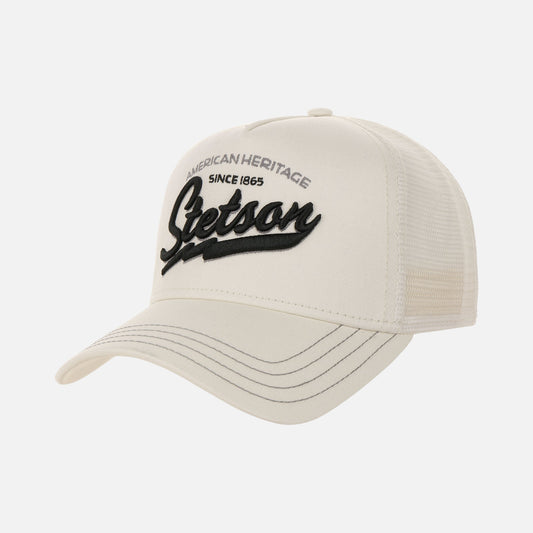 Stetson American Heritage Classic Trucker Cap Ivory