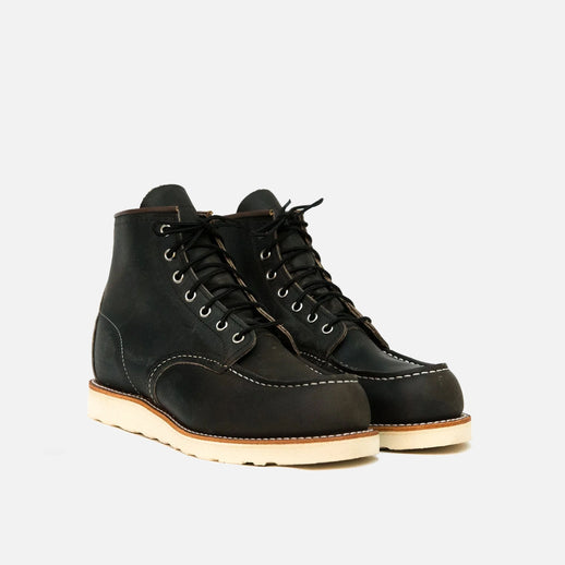 8890 6" Classic Moc Toe Charcoal Rough and Tough