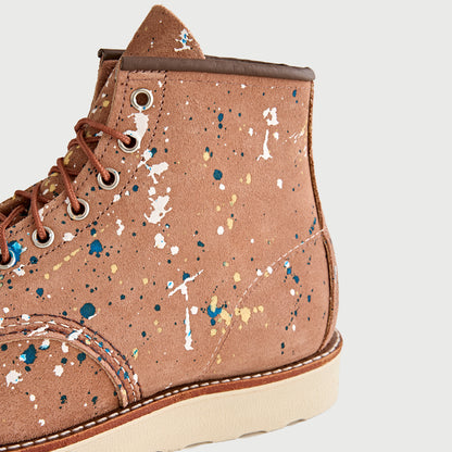 Mannen Confetti Moc Toe Dusty Rose Abilene