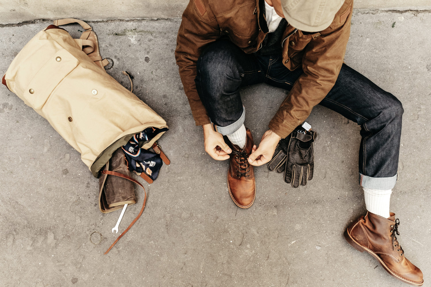 red wing blacksmith on feet photo