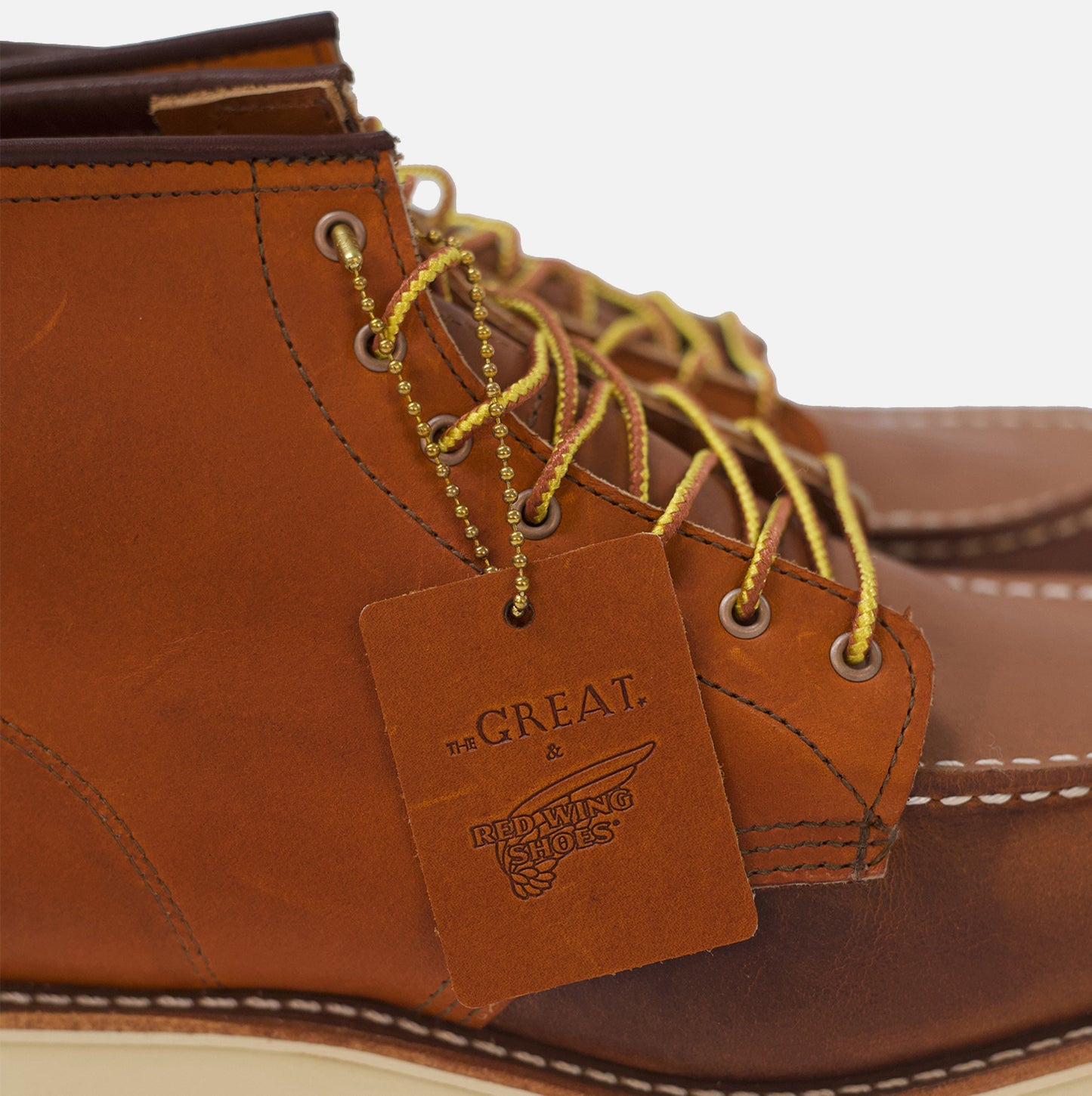 Red Wing Amsterdam 3475 Classic Moc & The Great in Multi Brown