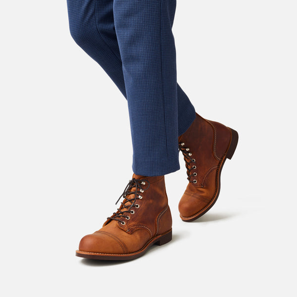 dress boots red wing 8085 Iron Ranger Copper Rough & Tough – Red Wing Amsterdam