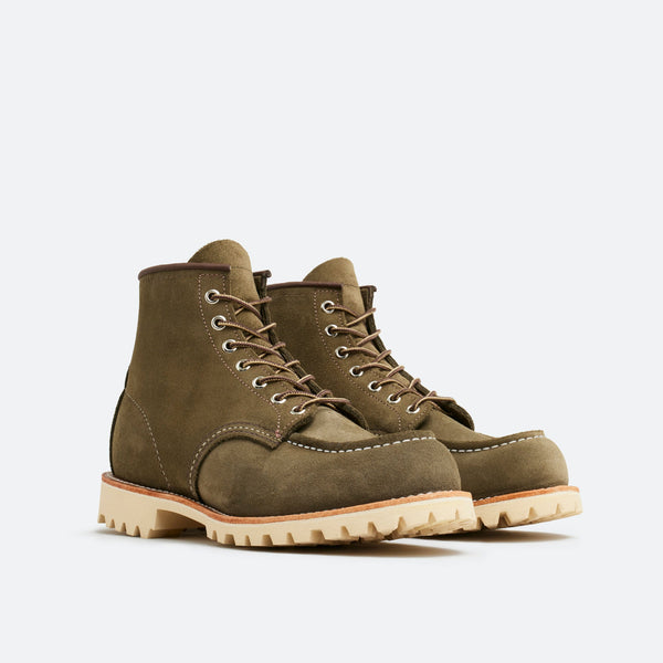 Red Wing 875 Vibram Sole 8203 Moc Toe Loden Abilene – Red