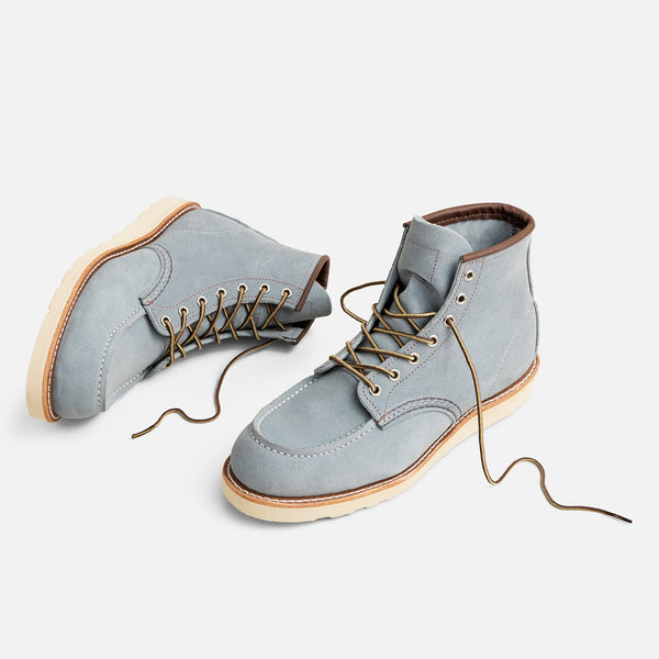 Grey/Blue Redwing Suede Shoes in Perfect Condition Size 11 Red Wing 8144 Size 9D Abilene Suede Round Toe Light Slate  main image 3