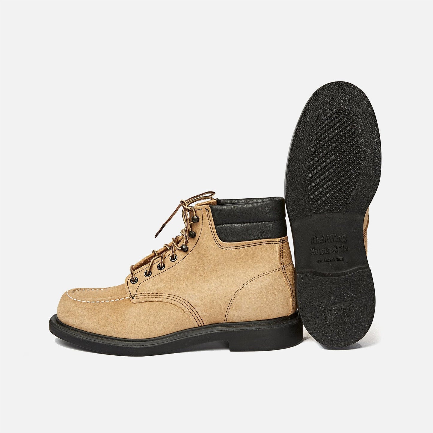 Red Wing Amsterdam 8802 SuperSole Moc Toe Sand Mohave