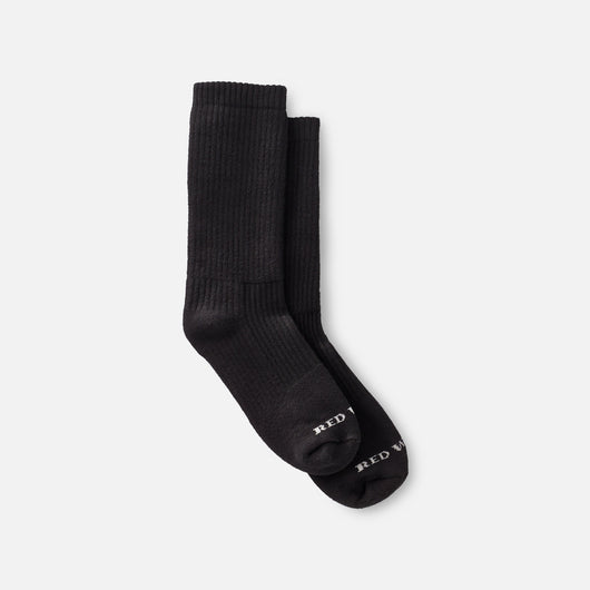 Cotton Cushion Socks - Black