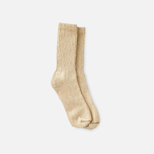 Chaussettes en coton chiné – Jaune