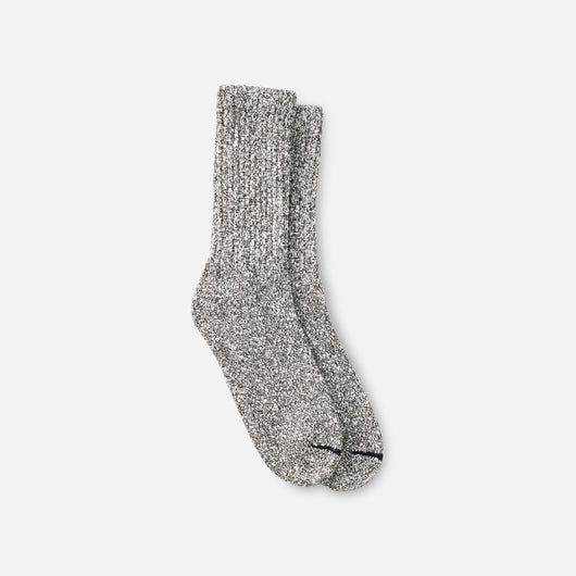 Chaussettes en coton chiné - Noir