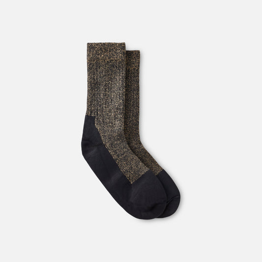 Red Wing Amsterdam Deep Toe Capped Wool Sock - Black