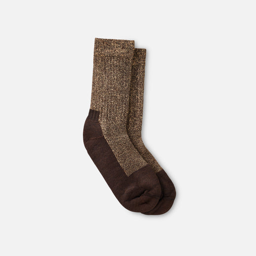 Red Wing Amsterdam Deep Toe Capped Wool Sock - Brown