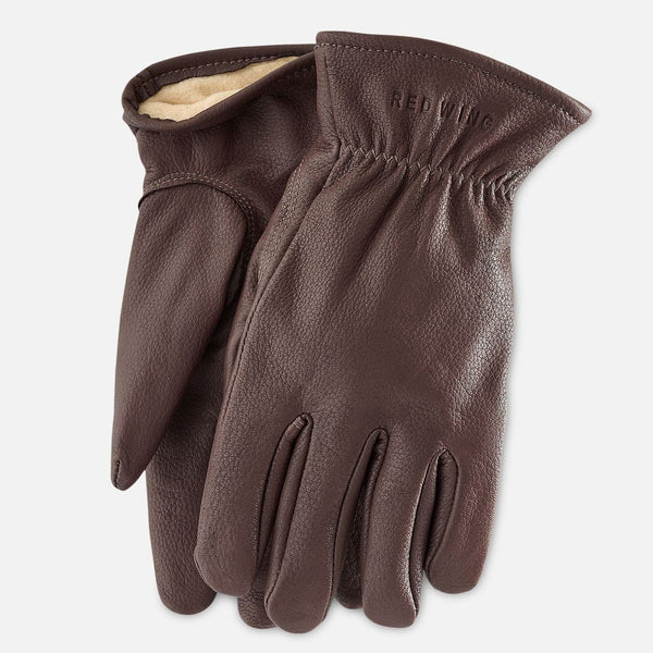 Lined Gloves in Brown Buckskin – Red Wing Amsterdam
