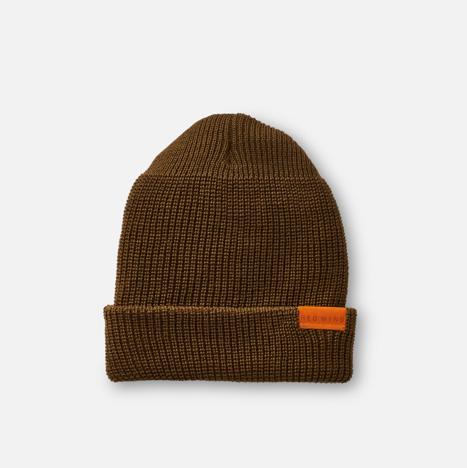 Red Wing Amsterdam Merino Wool Knit Cap Beanie - Brown 192976343011