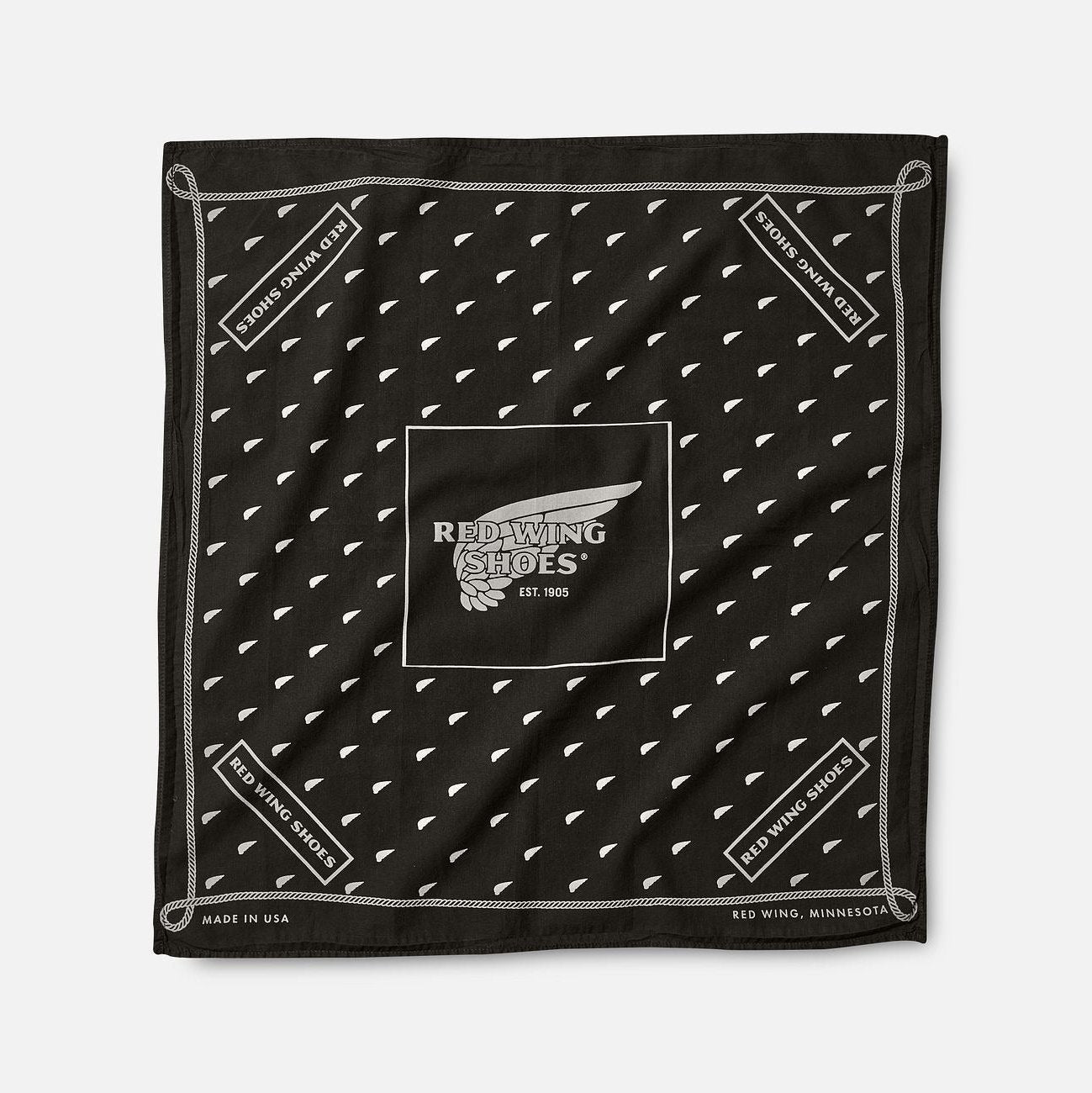 Red Wing Amsterdam Red Wing Bandana - Black 889475917842