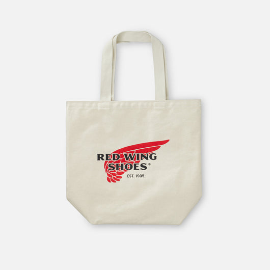 Red Wing Logo Tote Bag - Natural