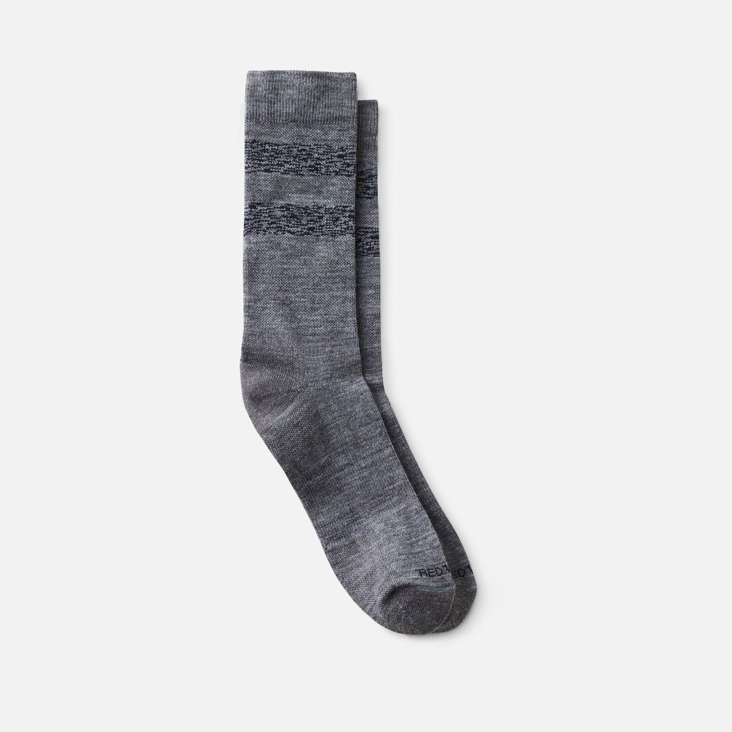 Chaussettes rayées en laine - Gris