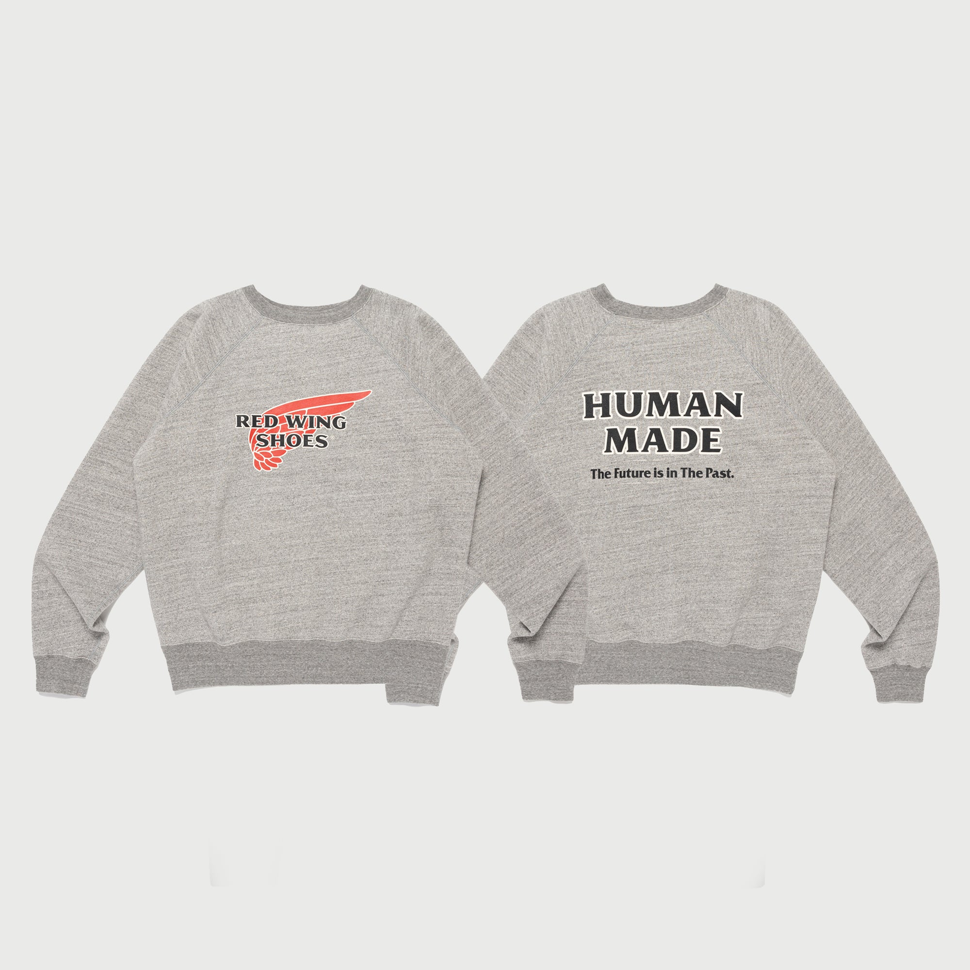 トップス HUMAN MADE RED WING RAGLAN SWEATSHIRT Human Made Red Wing Crewneck Sweatshirt Gray – Red Wing Amsterdam