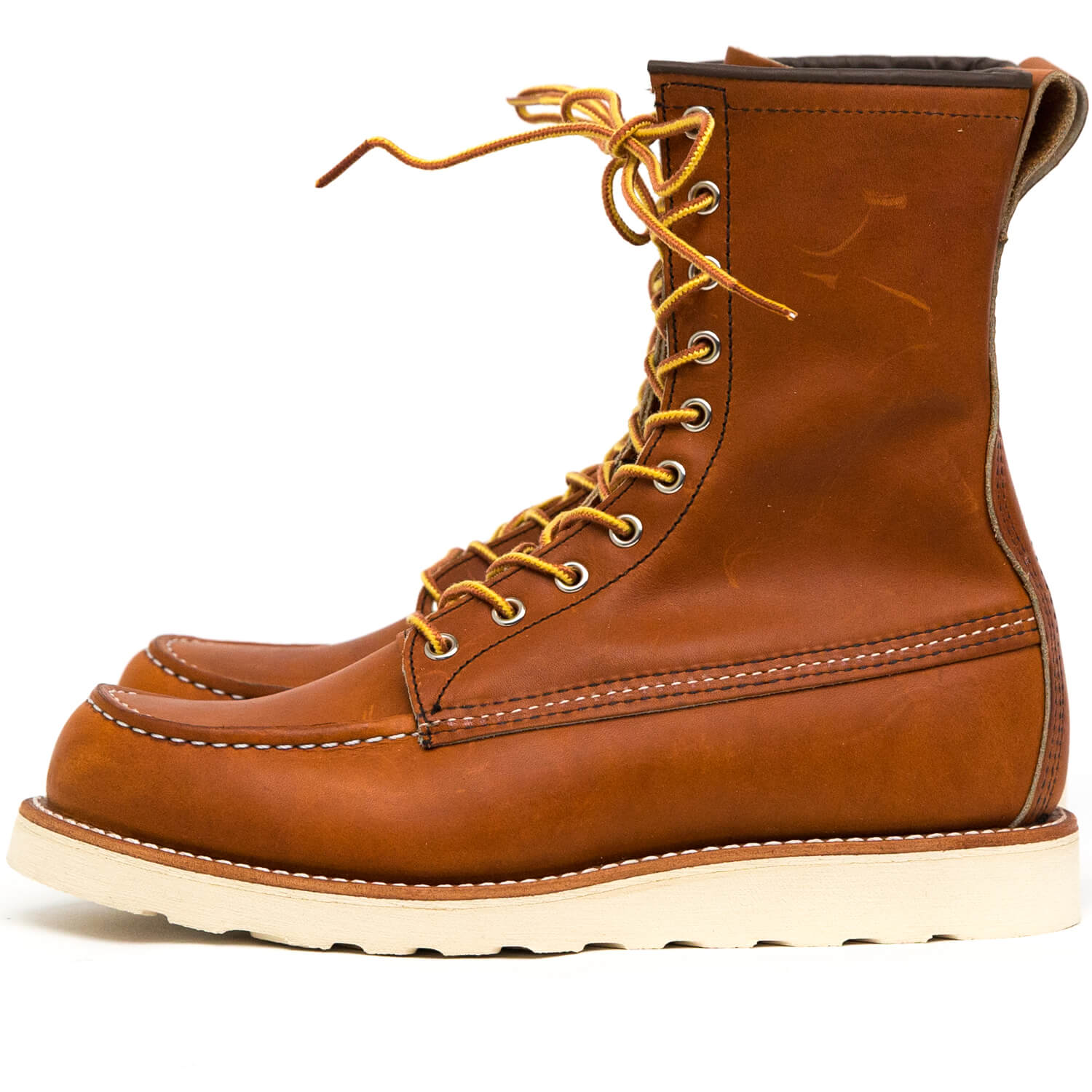 Red wing moc hot sale toe 8