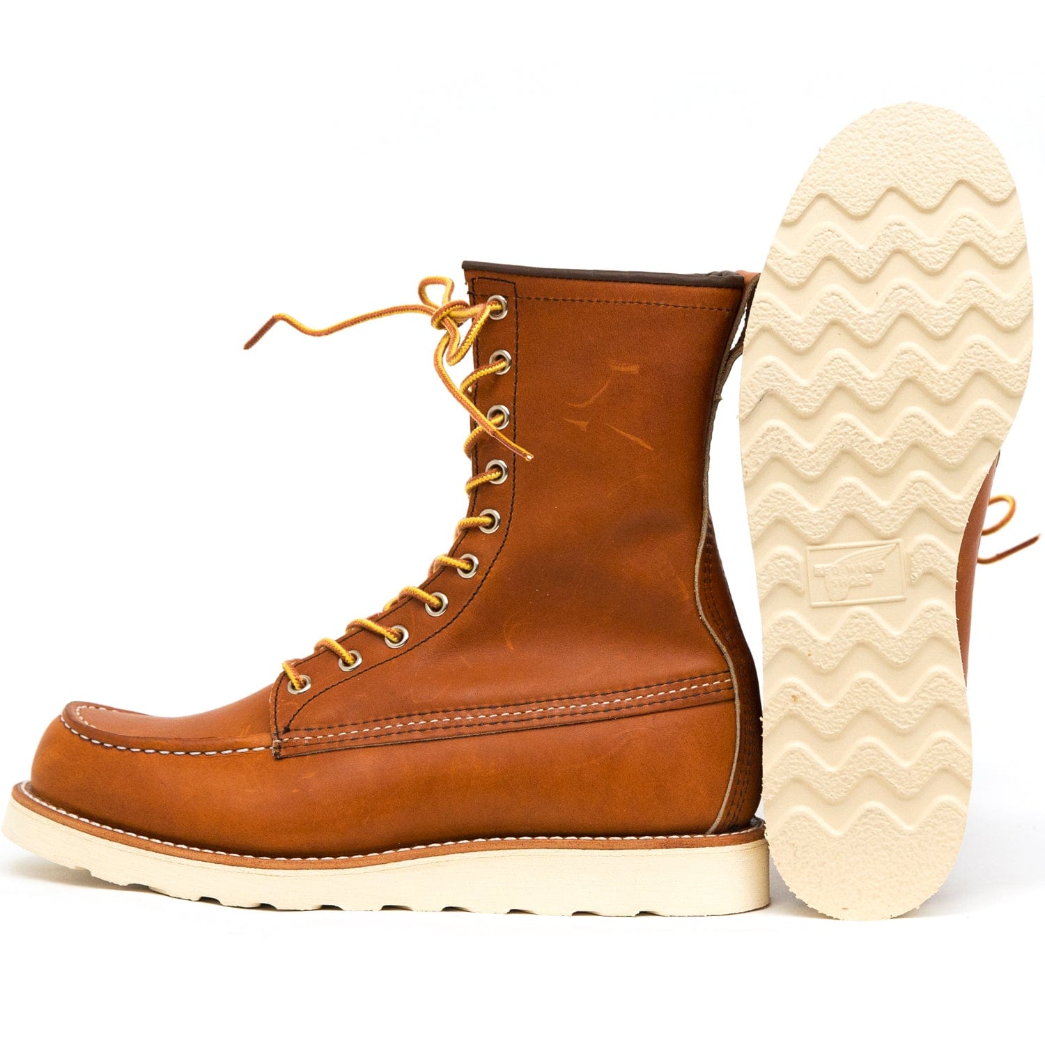 vask skuffe mærke 877 8" Classic Moc Toe Oro Legacy – Red Wing