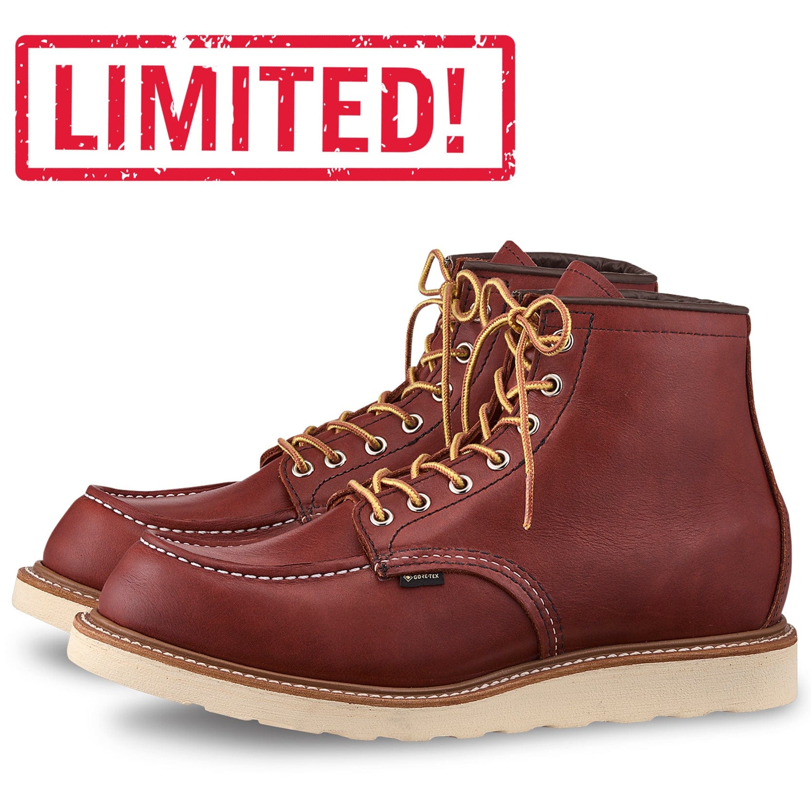 8864 Gore-Tex Moc Toe Russet Taos – Red Wing