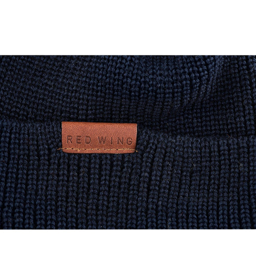 redwingamsterdam Merino Wool Knit Cap Beanie – Navy