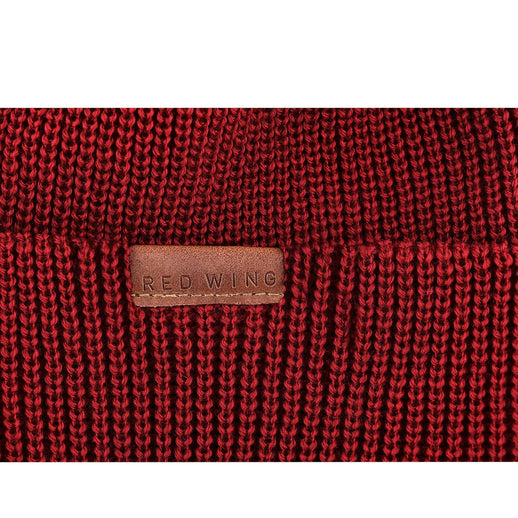 redwingamsterdam Merino Wool Knit Cap Beanie – Red