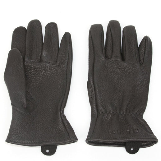redwingamsterdam Unlined Glove in Black Buckskin Leather