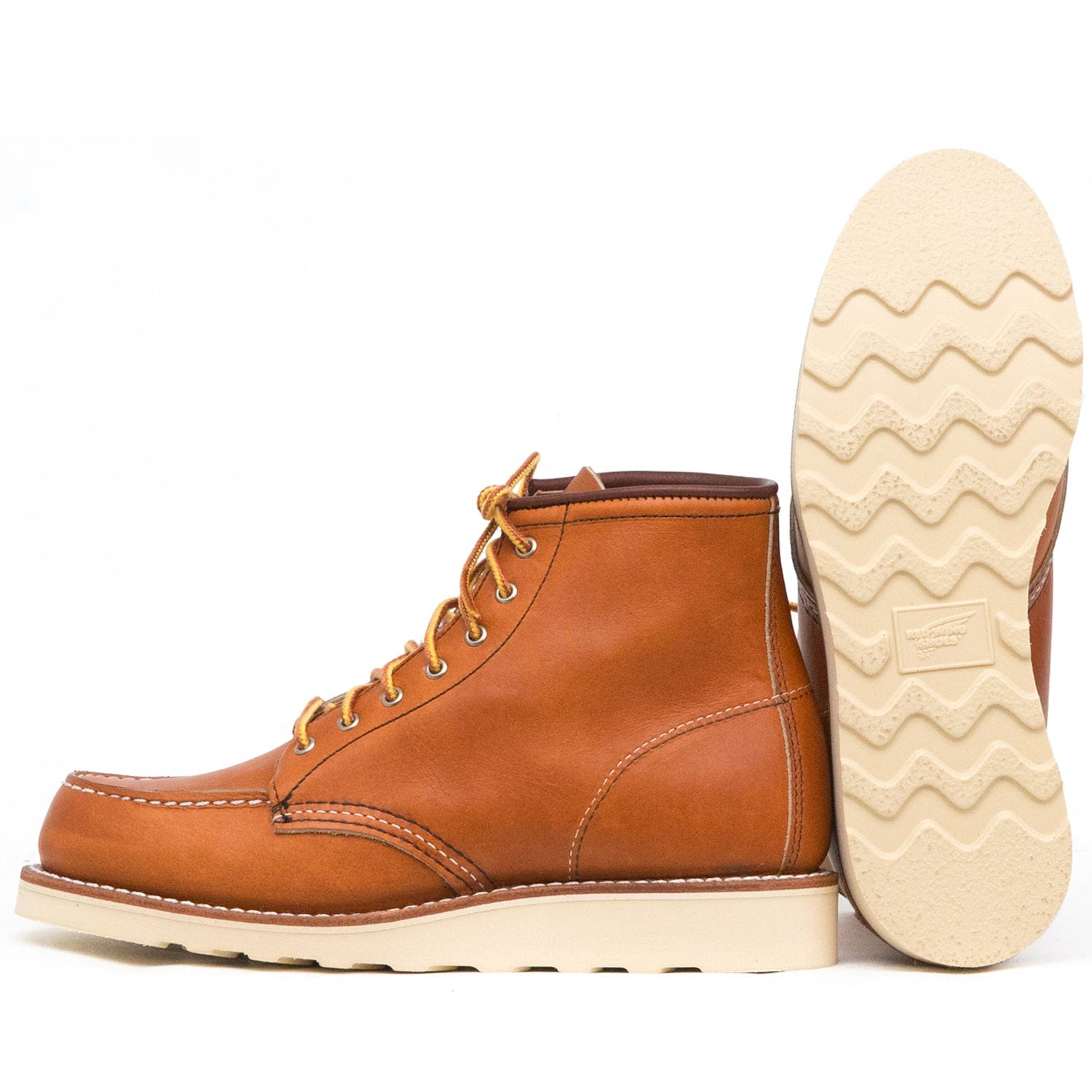 Women's Red Wing Moc Toe Boots 3375 - Tan Oro Legacy