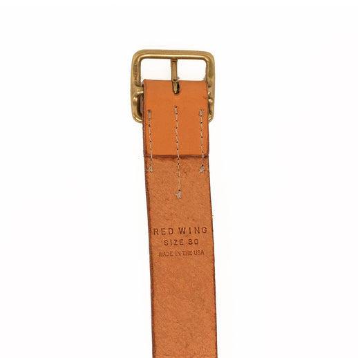 redwingamsterdam Tan Bridle Leather Belt