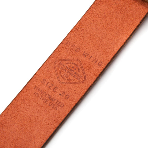 redwingamsterdam Oro Russet Pioneer Leather Belt