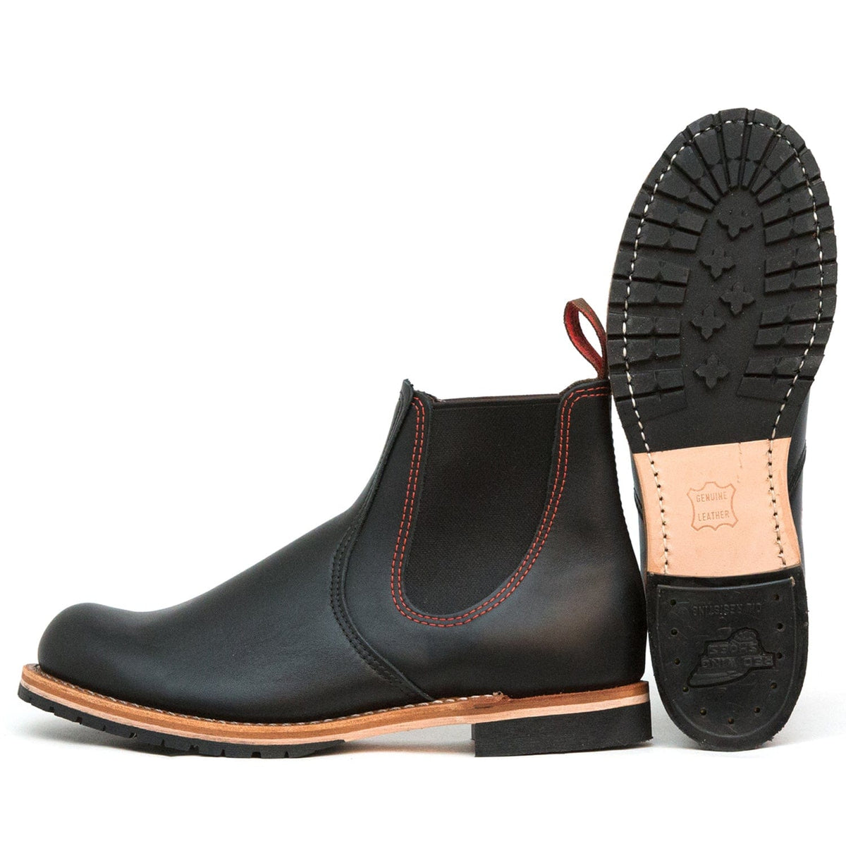 2918 Chelsea Rancher Black Star – Red Wing
