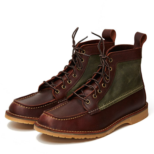 Red Wing Amsterdam 3336 Weekender Canvas Moc Briar Oil Slick